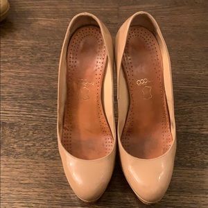 Christian Louboutin Nude Platform Pumps